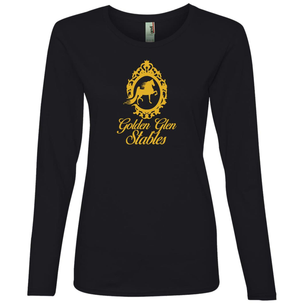 Golden Glen Stables Ladies' Lightweight LS T-Shirt