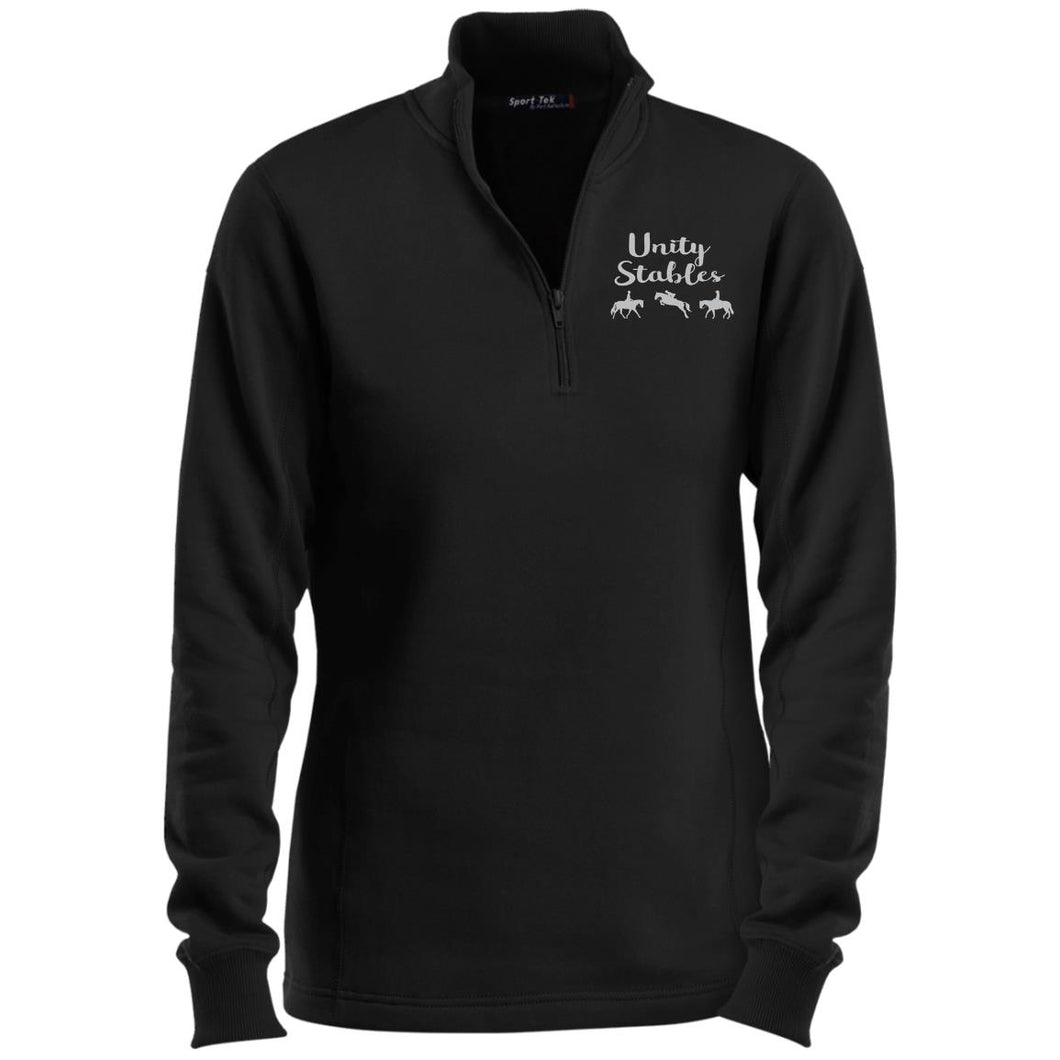Unity Stables Ladies' 1/4 Zip Sweatshirt