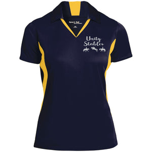 Unity Stables Ladies' Colorblock Performance Polo