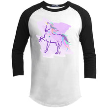 Trotting Unicorn Youth 3/4 Raglan Sleeve Shirt