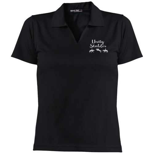 Unity Stables Ladies' Dri-Mesh Short Sleeve Polo