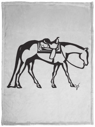 Western Plush Fleece Blanket - 30x40