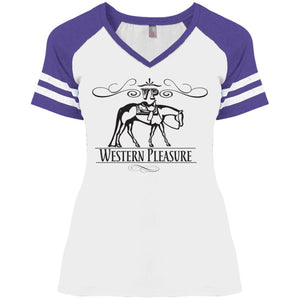 Western Pleasure Ladies' Game V-Neck T-Shirt