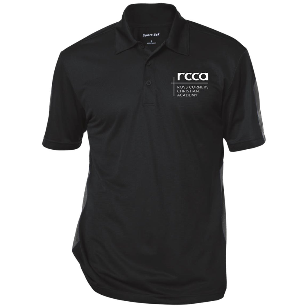 Dress Code Adult Performance Textured Three-Button Polo