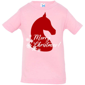 Equestrian Christmas Infant  T-Shirt