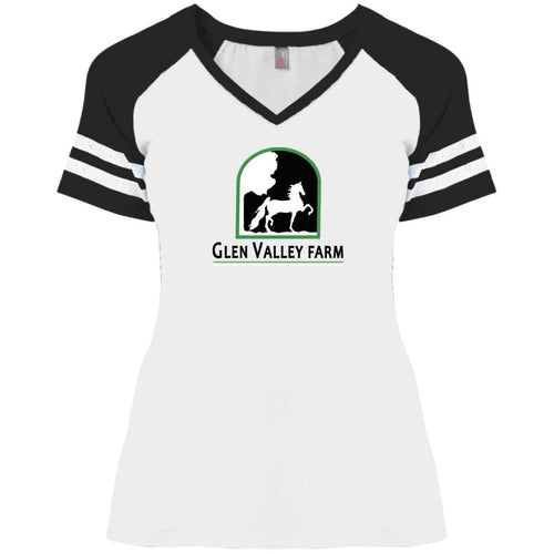Glen Valley Ladies' Game V-Neck T-Shirt