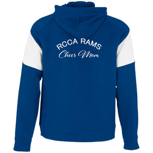 RCCA Cheer Mom customizable Adult Colorblock Hoodie