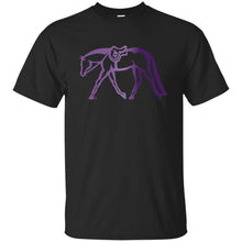Hunter Basic Comfy T with Purple Gradient Ink