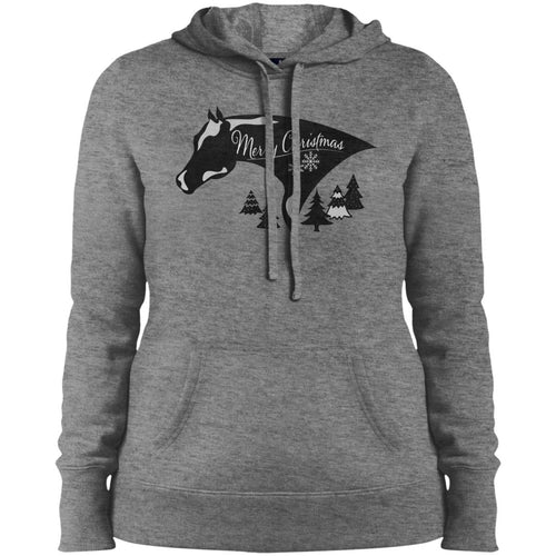 Painted Christmas Ladies' Hooded Sweatshirt