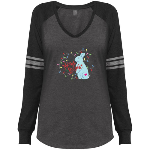 Ladies' Game LS V-Neck T-Shirt
