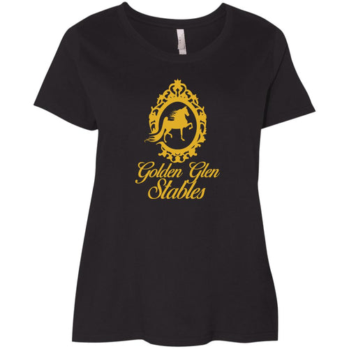 Golden Glen Stables Ladies' Curvy T-Shirt