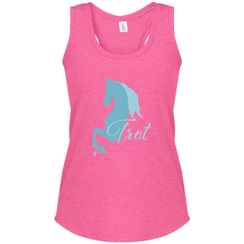 Trot Teal Women's Racerback Tank