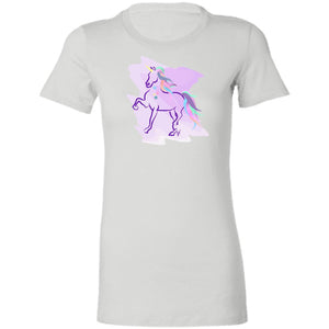 Trotting Unicorn Ladies' Favorite T-Shirt