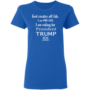 President Trump 2020 Ladies' 5.3 oz. T-Shirt