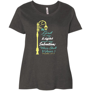 Psalm 27 Ladies' Curvy T-Shirt