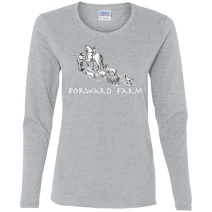 Forward Farm Ladies' Cotton LS T-Shirt