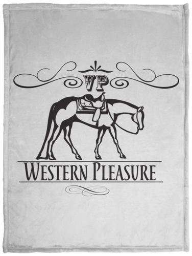 Western Pleasure Plush Fleece Blanket - 30x40