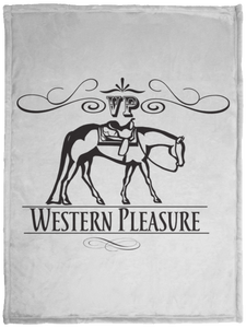 Western Pleasure Plush Fleece Blanket - 30x40