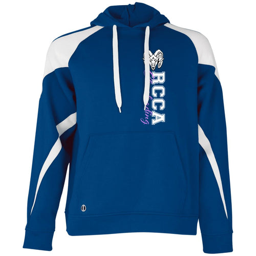 Cheer mom Athletic Colorblock Fleece Hoodie