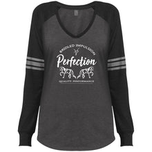 Perfection Ladies' Game LS V-Neck T-Shirt