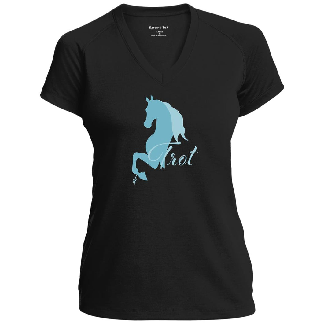 Trot Teal Ladies' Performance T-Shirt