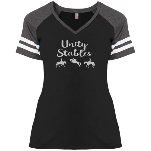 Unity Stables Ladies' Game V-Neck T-Shirt