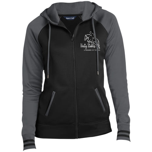 IEA Team Ladies' Moisture Wick Full-Zip Hooded Jacket