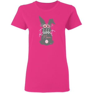 Basic Ladies T- Rabbit Mom