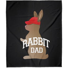 Rabbit Dad Arctic Fleece Blanket 50x60
