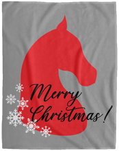 Saddlebred Christmas Plush Fleece Blanket - 60x80