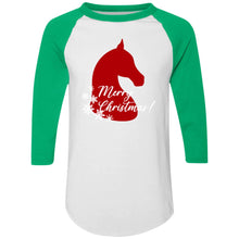 Equestrian Christmas Colorblock Jersey