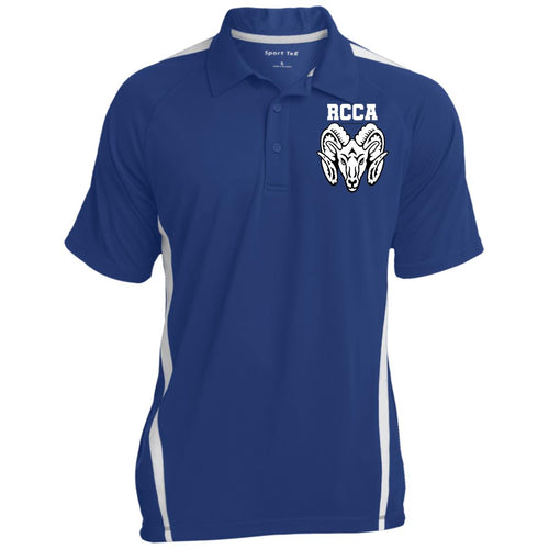 RCCA Men's Colorblock 3-Button Polo