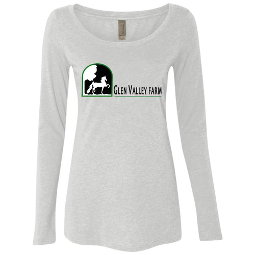 Glen Valley Ladies' Triblend LS Scoop
