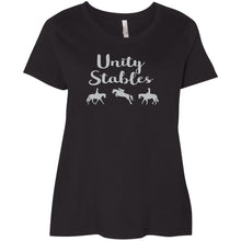 Unity Stables Ladies' Curvy T-Shirt