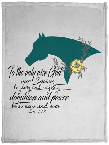 Jude 1:25 Cozy Plush Fleece Blanket - 30x40