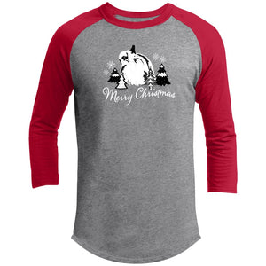 Merry Christmas Wooly 3/4 Sleeve T