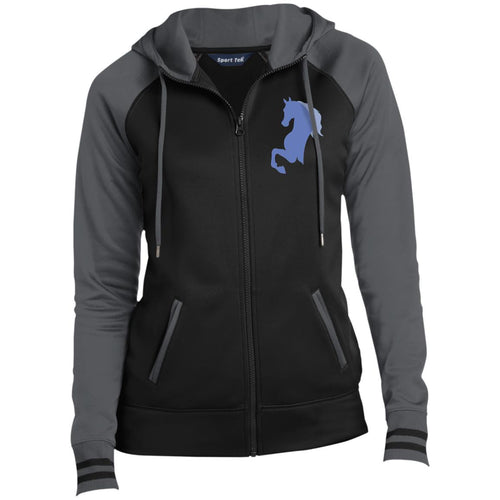 Ladies' Moisture Wick Full-Zip Hooded Jacket