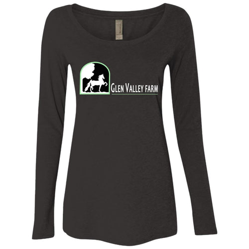 Glen Valley Ladies' Triblend LS Scoop