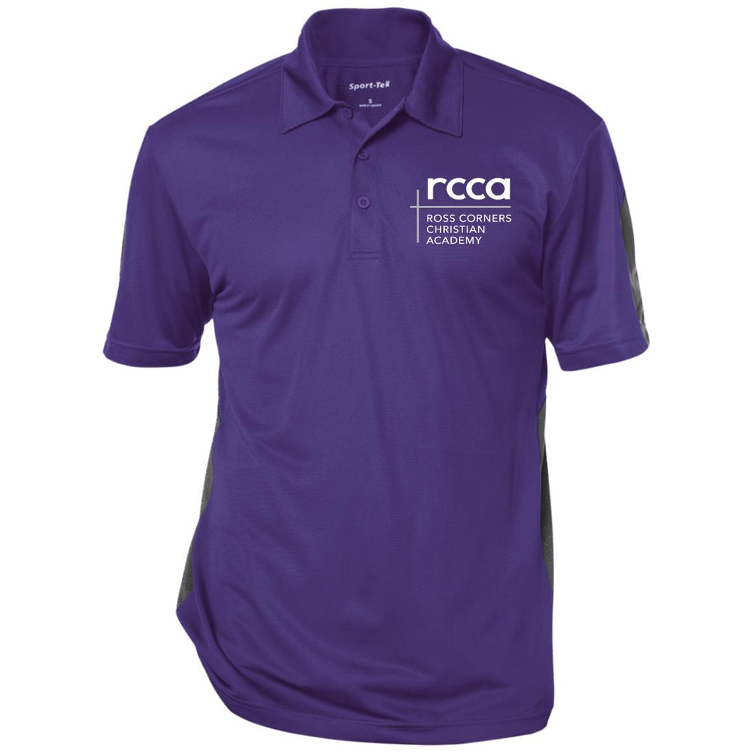 RCCA Performance Textured Three-Button Polo