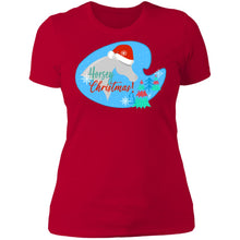 Horsey Christmas Ladies' Boyfriend T-Shirt
