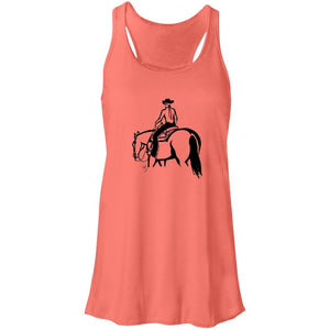 Jog Away Flowy Racerback Tank