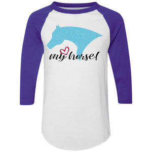 My Horse Adult Raglan Jersey