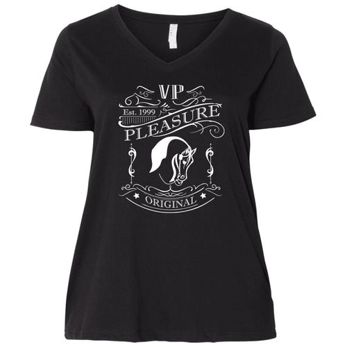 Ladies' Curvy V-Neck T-Shirt