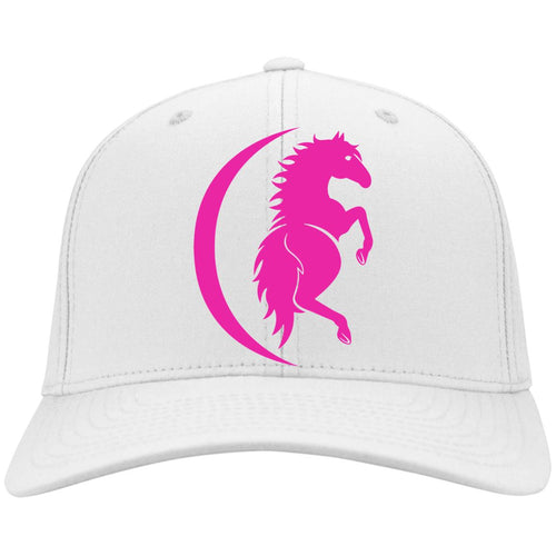 Moonshine Stables Hot Pink Logo Twill Cap