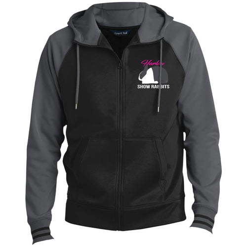 Harlow Show Rabbits Unisex Sport-Wick® Full-Zip Hooded Jacket