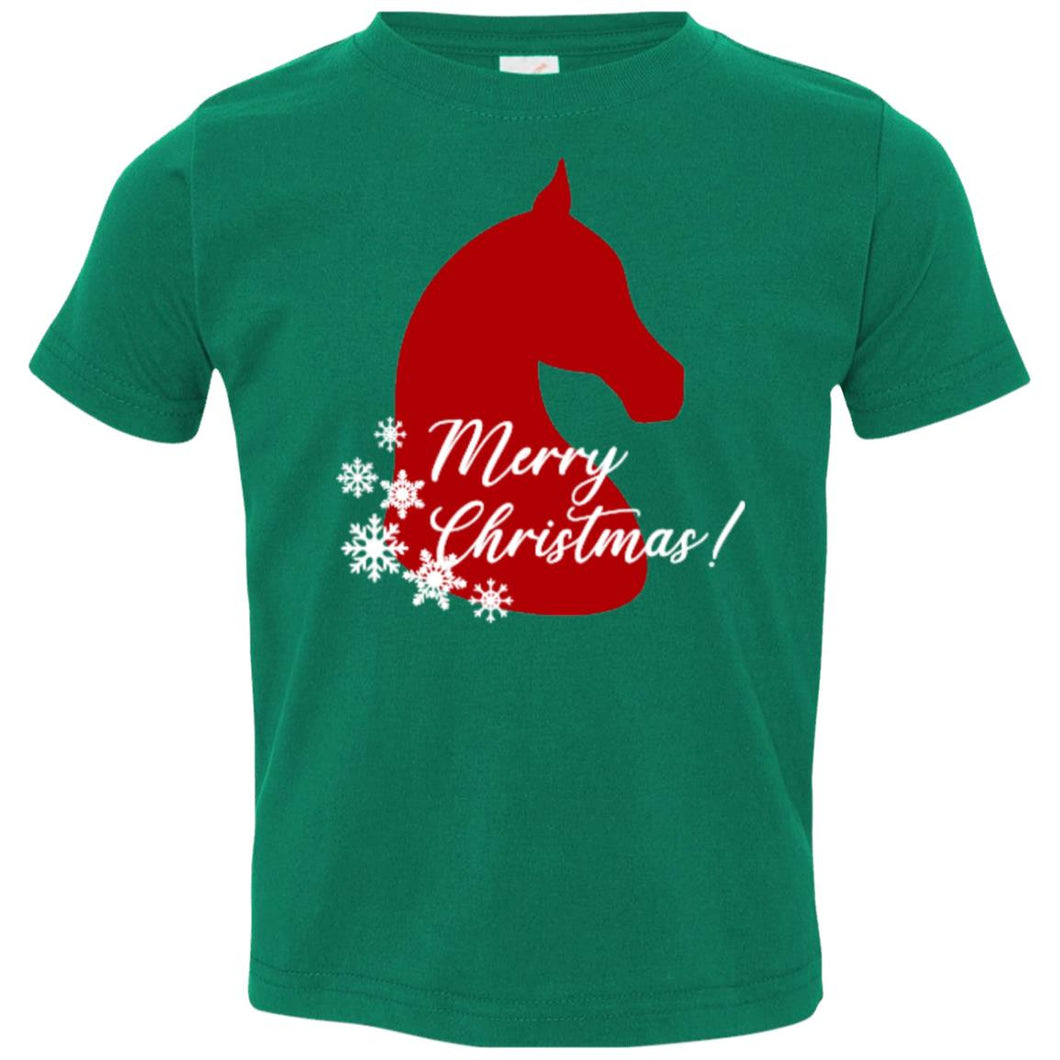 Equestrian Christmas Toddler T-Shirt