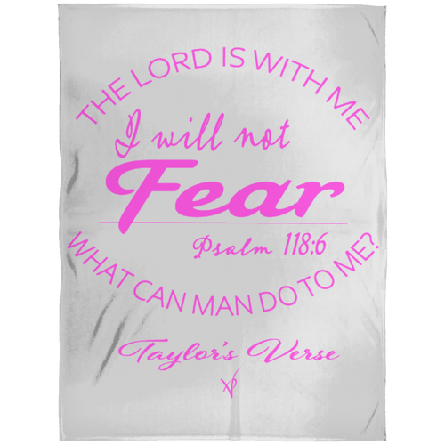 Taylor's Verse Arctic Fleece Blanket 60x80