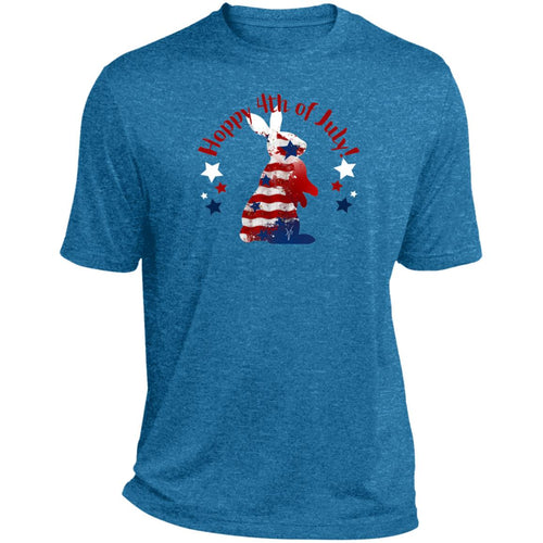 Hoppy 4th Adult Heather Performance Tee