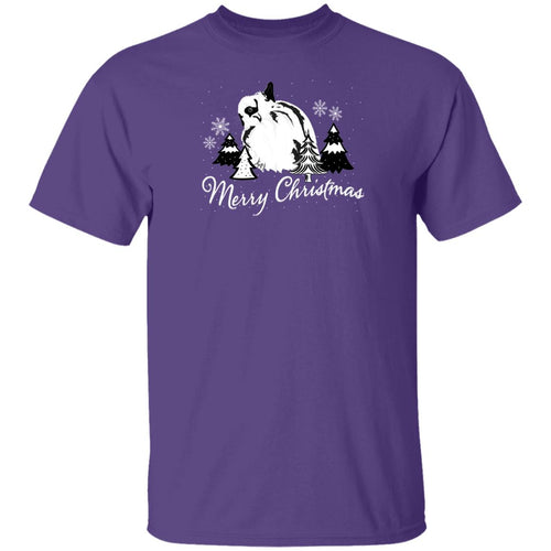 Merry Christmas Wooly Adult Basic T