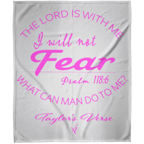 Taylor's Verse Arctic Fleece Blanket 50x60